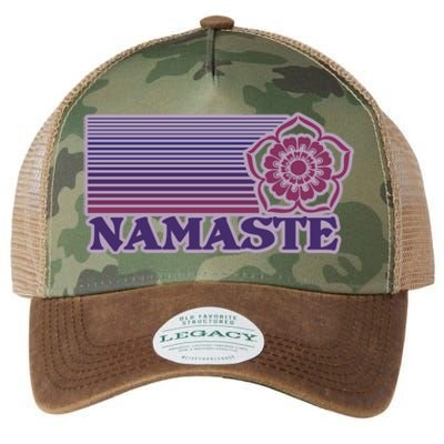 Namaste Lotus For Yoga And Mindful Gift Legacy Tie Dye Trucker Hat