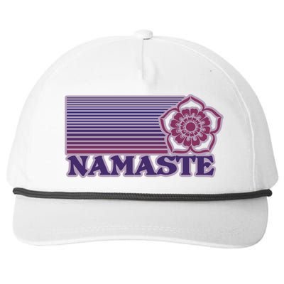 Namaste Lotus For Yoga And Mindful Gift Snapback Five-Panel Rope Hat