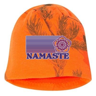 Namaste Lotus For Yoga And Mindful Gift Kati - Camo Knit Beanie