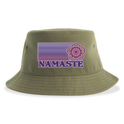 Namaste Lotus For Yoga And Mindful Gift Sustainable Bucket Hat