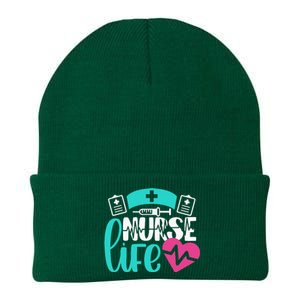 Nurse Life Funny Inspirational Nurse Nursing RN Knit Cap Winter Beanie