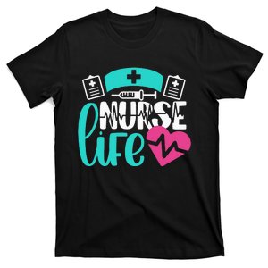 Nurse Life Funny Inspirational Nurse Nursing RN T-Shirt