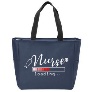 Nurse Loading Funny Nursing School Graduates New Nurse Gift Zip Tote Bag