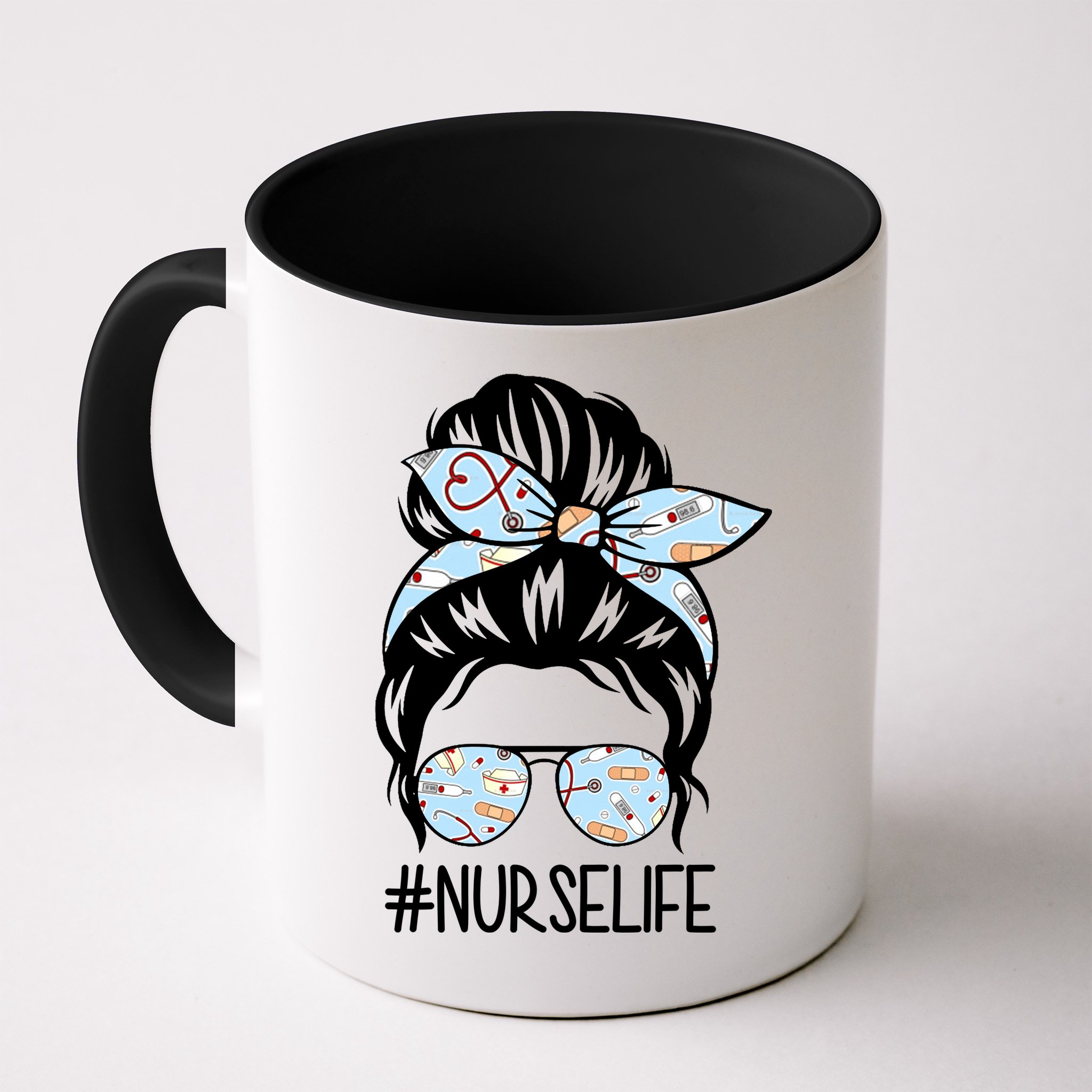 Nurse Life Female Bun Mug