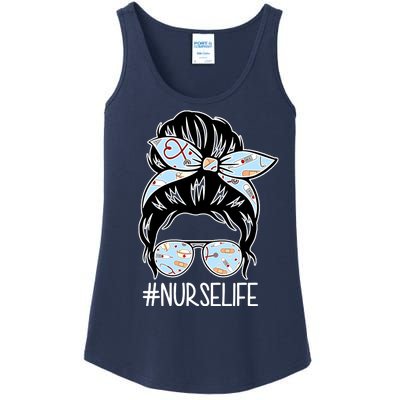 Nurse Life Female Bun Ladies Essential Tank