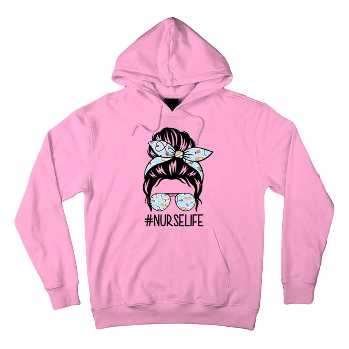 Nurse Life Female Bun Hoodie