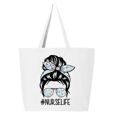 Nurse Life Female Bun 25L Jumbo Tote