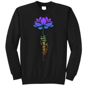 Namaste Lotus Flower Meditation Yoga Sweatshirt