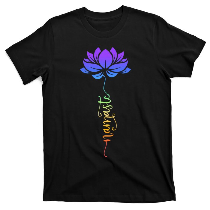 Namaste Lotus Flower Meditation Yoga T-Shirt