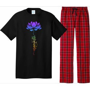 Namaste Lotus Flower Meditation Yoga Pajama Set