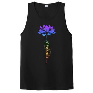 Namaste Lotus Flower Meditation Yoga PosiCharge Competitor Tank