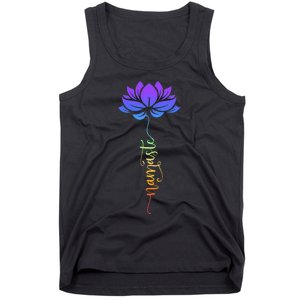 Namaste Lotus Flower Meditation Yoga Tank Top