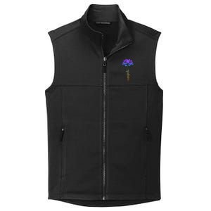 Namaste Lotus Flower Meditation Yoga Collective Smooth Fleece Vest