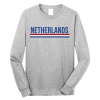 Netherlands Logo Gift Long Sleeve Shirt