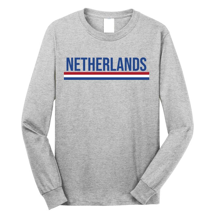 Netherlands Logo Gift Long Sleeve Shirt
