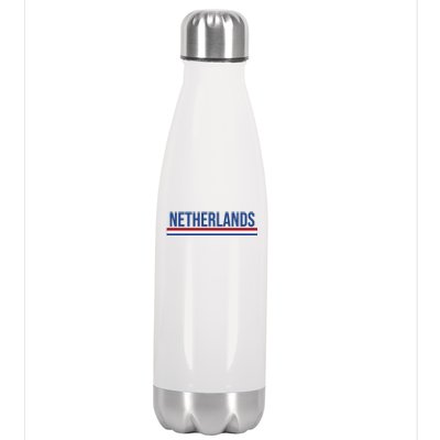 Netherlands Logo Gift Stainless Steel Insulated Water Bottle