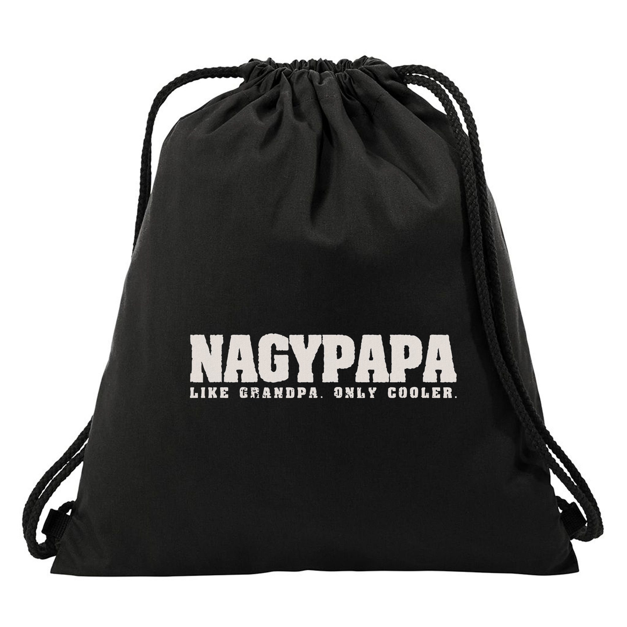 Nagypapa Like Grandpa Only Cooler Hungarian Grandfather Gift Drawstring Bag