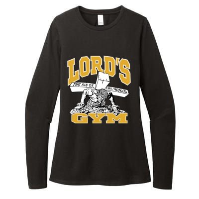 New Lord's Gym Cool Graphic Design Womens CVC Long Sleeve Shirt