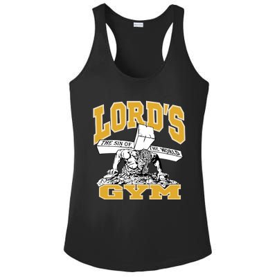 New Lord's Gym Cool Graphic Design Ladies PosiCharge Competitor Racerback Tank