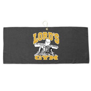 New Lord's Gym Cool Graphic Design Large Microfiber Waffle Golf Towel