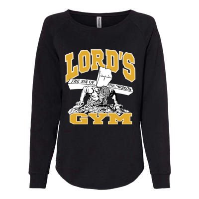 New Lord's Gym Cool Graphic Design Womens California Wash Sweatshirt