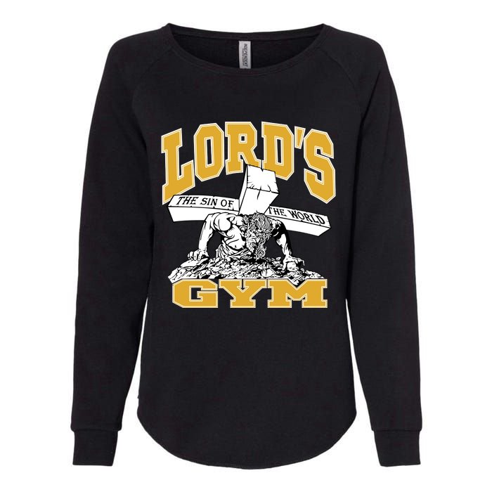 New Lord's Gym Cool Graphic Design Womens California Wash Sweatshirt