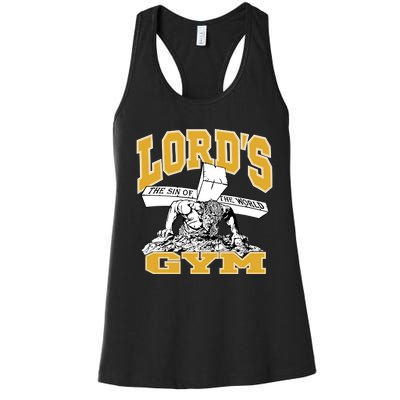 New Lord's Gym Cool Graphic Design Women's Racerback Tank