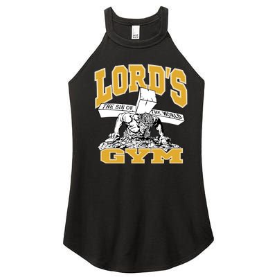 New Lord's Gym Cool Graphic Design Women's Perfect Tri Rocker Tank