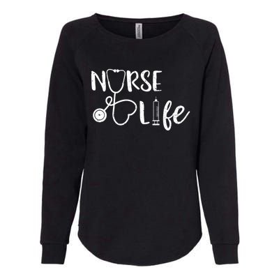 Nurse Life Gift Nursing School Womens California Wash Sweatshirt