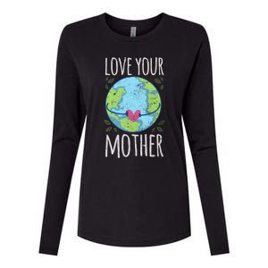 Nature Lover Gift Ideas Love Your Mother Earth Cute Gift Womens Cotton Relaxed Long Sleeve T-Shirt