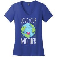 Nature Lover Gift Ideas Love Your Mother Earth Cute Gift Women's V-Neck T-Shirt