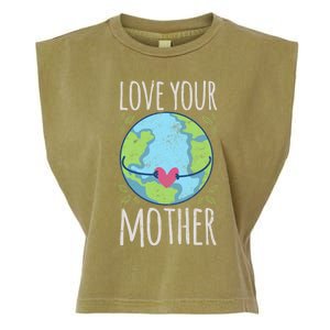 Nature Lover Gift Ideas Love Your Mother Earth Cute Gift Garment-Dyed Women's Muscle Tee