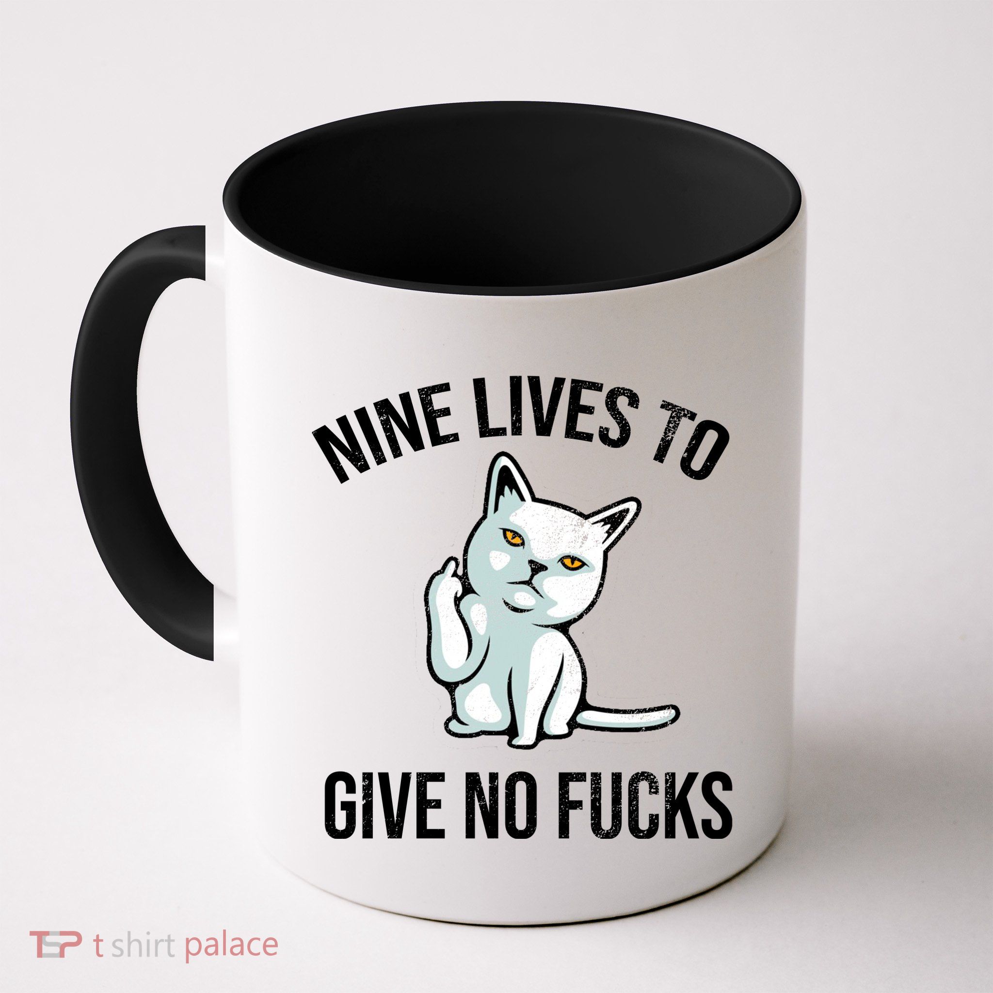 Nine Lives Give No Fucks Mug