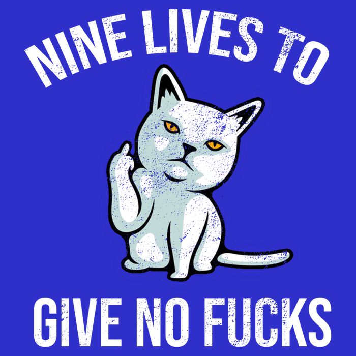 Nine Lives Give No Fucks Mesh Reversible Basketball Jersey Tank