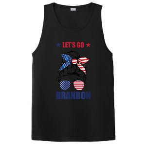 NEW Let's Go Brandon, American Girl Messy Bun, AntiBiden PosiCharge Competitor Tank