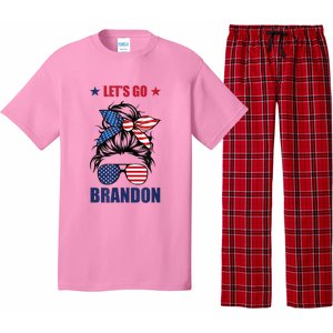 NEW Let's Go Brandon, American Girl Messy Bun, AntiBiden Pajama Set