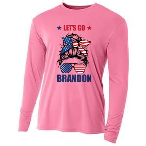 NEW Let's Go Brandon, American Girl Messy Bun, AntiBiden Cooling Performance Long Sleeve Crew