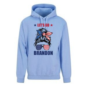 NEW Let's Go Brandon, American Girl Messy Bun, AntiBiden Unisex Surf Hoodie