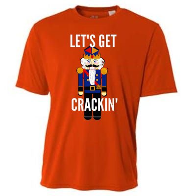 Nutcracker  LetS Get Crackin Christmas Holiday Cooling Performance Crew T-Shirt