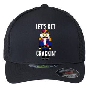 Nutcracker  LetS Get Crackin Christmas Holiday Flexfit Unipanel Trucker Cap