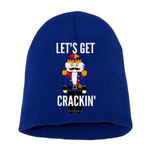 Nutcracker  LetS Get Crackin Christmas Holiday Short Acrylic Beanie