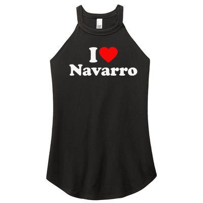 Navarro Love Heart College University Alumni Women’s Perfect Tri Rocker Tank