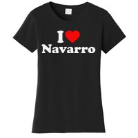 Navarro Love Heart College University Alumni Women's T-Shirt