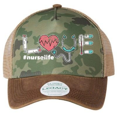 Nursery Life Hospital Clinic Nurse Gift Nurse Great Gift Legacy Tie Dye Trucker Hat