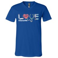 Nursery Life Hospital Clinic Nurse Gift Nurse Great Gift V-Neck T-Shirt