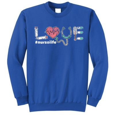 Nursery Life Hospital Clinic Nurse Gift Nurse Great Gift Tall Sweatshirt