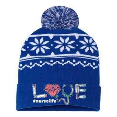 Nursery Life Hospital Clinic Nurse Gift Nurse Great Gift USA-Made Snowflake Beanie