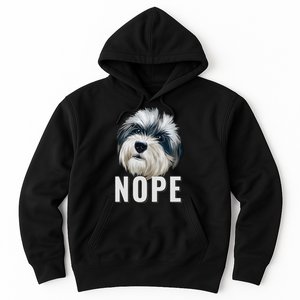 Nope Lazy Havanese Funny Havanese Dog Lover Pet Owner Long Sleeve Hoodie