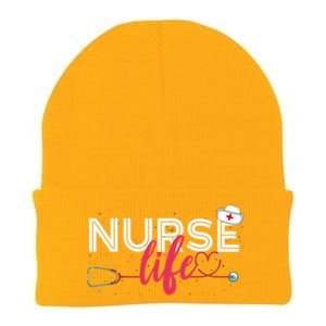 Nurse Life Hospital Rn Nursing Stethoscope Lpn Medical Nurse Gift Knit Cap Winter Beanie