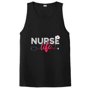 Nurse Life Hospital Rn Nursing Stethoscope Lpn Medical Nurse Gift PosiCharge Competitor Tank